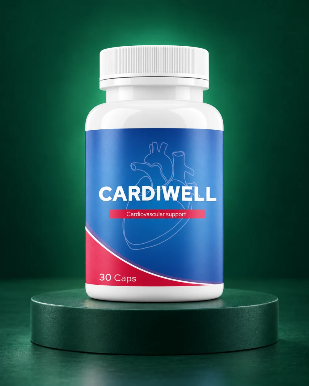 Flacon CardiWell, 30 gélules