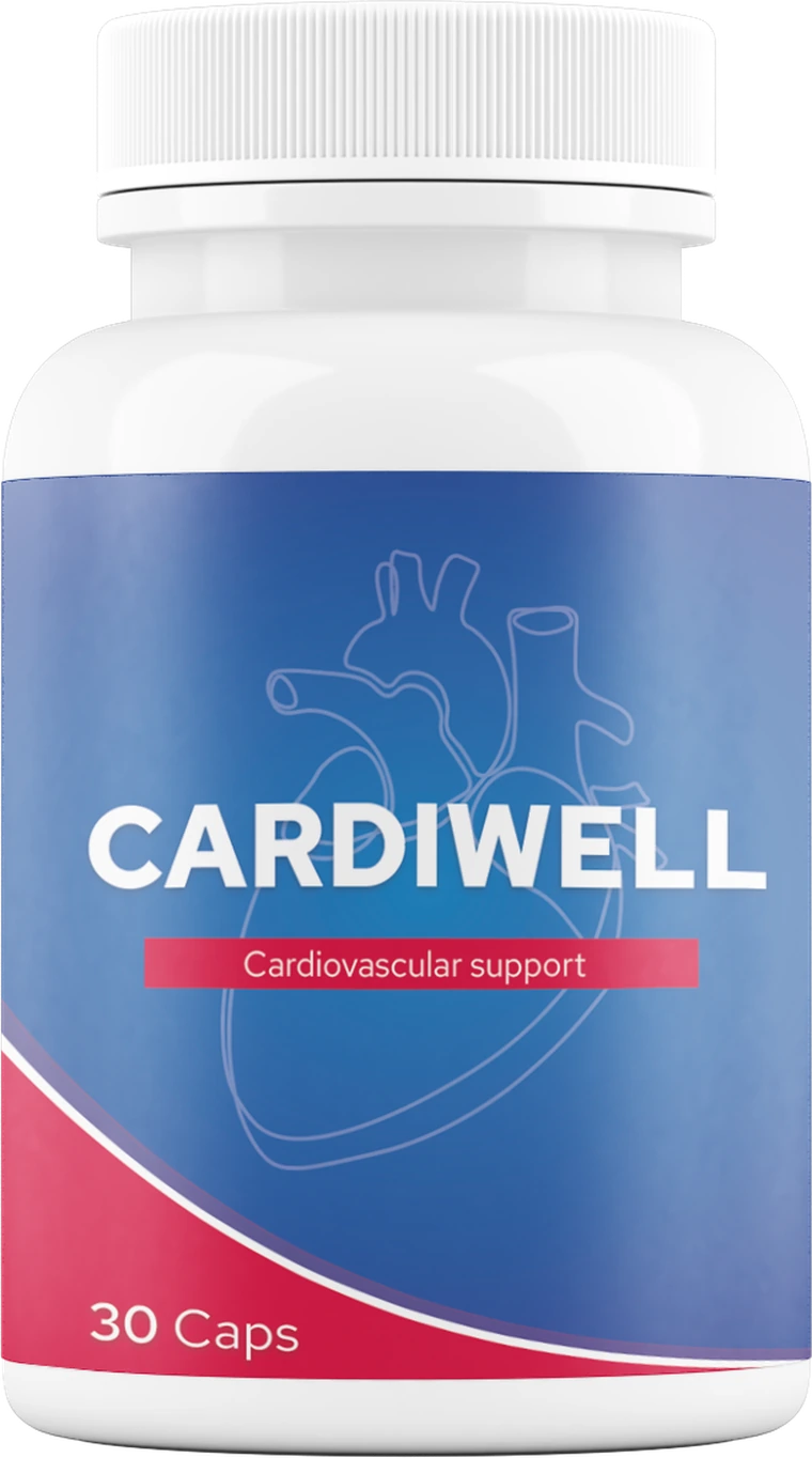 Flacon CardiWell, 30 gélules, complément pour la tension artérielle